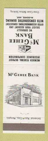 Matchbook Cover - McGehee Bank AR