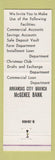 Matchbook Cover - McGehee Bank AR