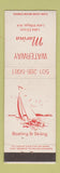 Matchbook Cover - Waterway Marina Lake Village AR