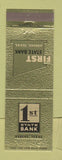 Matchbook Cover - 1st Sate Bank Kerens TX