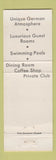 Matchbook Cover - Sunday House Motel Fredericksburg TX