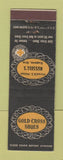 Matchbook Cover - Gold Cross Shoes Russell's Eugene OR