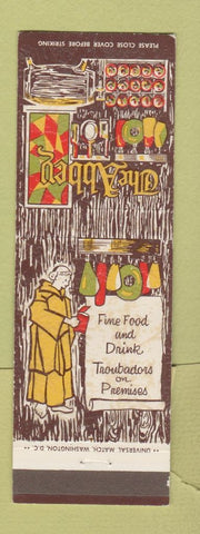 Matchbook Cover - The Abbey Holiday Inn College Park MD Norwalk CT WEAR