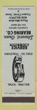 Matchbook Cover - Stewart Dean Bearing Corpus Christi TX