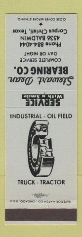 Matchbook Cover - Stewart Dean Bearing Corpus Christi TX