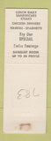 Matchbook Cover - Friendly Corner Restaurant Loleta CA