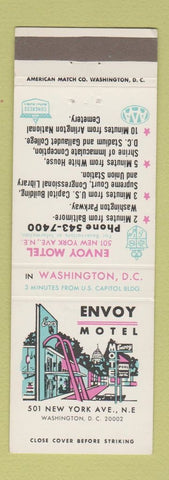 Matchbook Cover - Envoy Motel Washington DC
