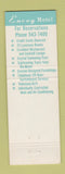 Matchbook Cover - Envoy Motel Washington DC