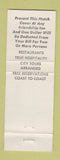 Matchbook Cover - Lu Ann Motel Ukiah CA Friendship Inn