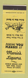 Matchbook Cover - Mario's Liquors San Jose CA