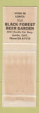 Matchbook Cover - Ratskeller German Restaurant Los Angeles CA