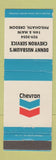 Matchbook Cover - Denny Nusbaum's Chevron oil gas Philomath OR