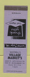 Matchbook Cover - Shotwell's Village Markets Mifflinville Bloomsburg PA PURPLE