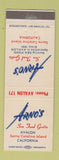 Matchbook Cover - Arno's Seafood Grotto Santa Catalina Island CA Avalon