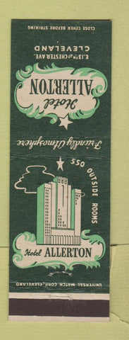 Matchbook Cover - Hotel Allerton Cleveland OH