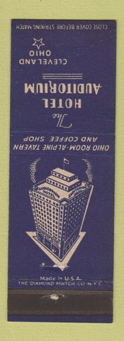Matchbook Cover - Hotel Auditorium Cleveland OH