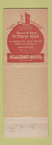 Matchbook Cover - Hillcrest Hotel Toledo OH Victorian Room