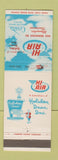 Matchbook Cover - Holiday Inns Inc Hi Air Cessna Airplanes Memphis TN