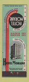 Matchbook Cover - Hotel Moraine Dayton OH