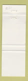 Matchbook Cover - Blondies Roadhouse Tavern