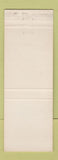 Matchbook Cover - Evans Hotel Restaurant Hot Springs SD ORANGE