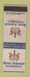 Matchbook Cover - Hotel Schenley Pittsburgh PA WORN