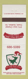 Matchbook Cover - Le Lady Mary Am Quebec QC strip club? Girlie