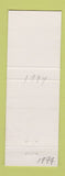 Matchbook Cover - White Horse Limited Rock Hill SC girlie