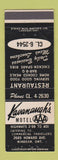 Matchbook Cover - Kavanaugh's Motel Windsor ON WEAR