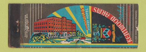 Matchbook Cover - Kentwood Arms Hotel Springfield MO WEAR