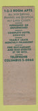 Matchbook Cover - The Mayflower Hotel New York City