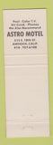 Matchbook Cover - Holiday Lodge Motel Antioch CA