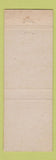 Matchbook Cover - Soaper Hotel Henderson KY BLUE