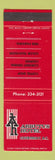 Matchbook Cover - Arbutus Hotel Courtenay BC