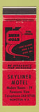 Matchbook Cover - Skyliner Motel Moncton NB WEAR