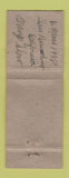 Matchbook Cover - Apple Valley Ranchos Long Beach CA WORN