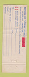 Matchbook Cover - Esso oil gas A One Service Saskatoon SK