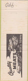 Matchbook Cover - Wilmington Boneless Beef DE purple