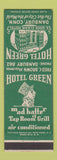 Matchbook Cover - Hotel Green Danbury CT