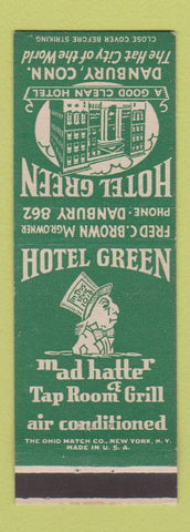Matchbook Cover - Hotel Green Danbury CT