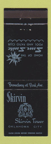 Matchbook Cover - Skirvin Hotel Oklahoma City OK