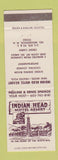 Matchbook Cover - Indian Head Motel Resort North Woodstock NH