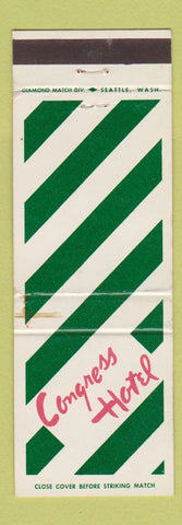 Matchbook Cover - Congress Hotel Portland OR