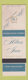 Matchbook Cover - Hilton Inn El Paso TX