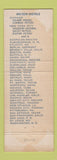 Matchbook Cover - Pittsburgh Hilton Hotel PA