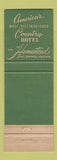 Matchbook Cover - Homestead Resort Hot Springs VA