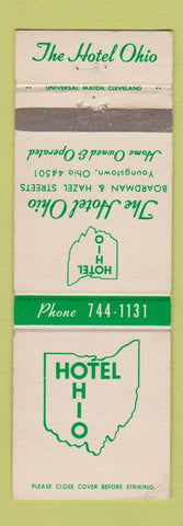 Matchbook Cover - Hotel Ohio Youngstown OH