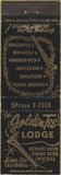 Matchbook Cover - Golden Tee Lodge golf Morrow Bay CA