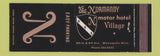 Matchbook Cover - Normandy Motor Hotel Village Minneapolis MN