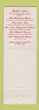 Matchbook Cover - Hotel Astor New York City